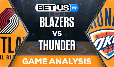 thunder vs blazers|thunder trail blazers prediction.